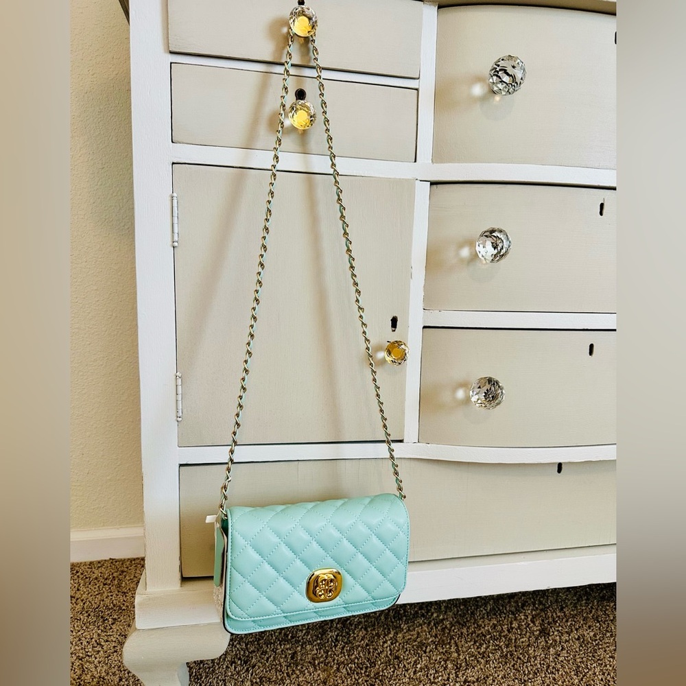 Teal Blue Crossbody Purse NWT